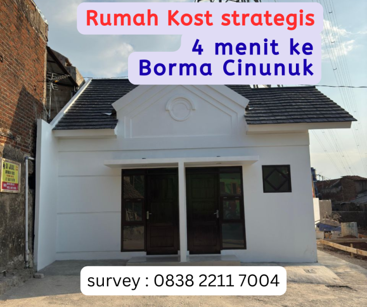 Dijual Rumah Kost Strategis Cinunuk Bandung Timur - Cicil Tanpa Bank-1