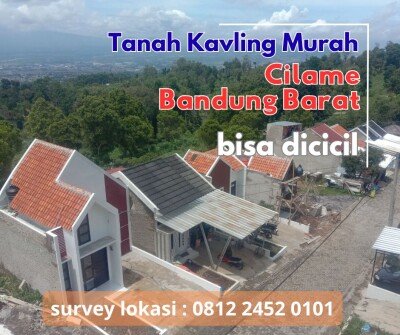 Tanah Kavling Murah di Cilame Bandung Barat Tanpa Bank – Strategis Dekat Cimahi & Akses Tol