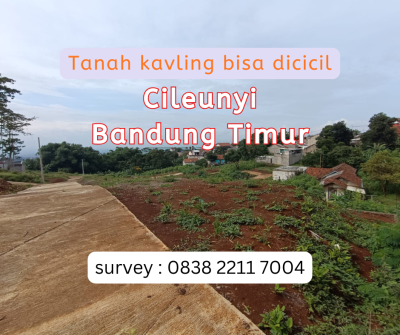 Tanah Murah Bandung Timur Murah, di Bawah 100 Jutaan