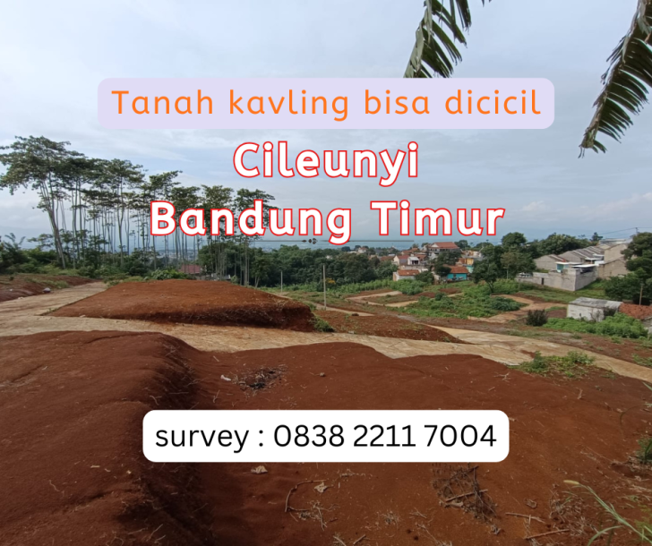 Tanah Kavling Dekat Tol Cileunyi Bandung Timur, Harga Terjangkau Bebas Banjir-1