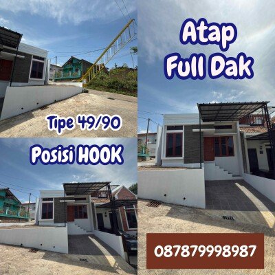 RUMAH HOOK MINIMALIS CILEUNYI BANDUNG TIMUR ANGSURAN FLAT TANPA BI CHECKING