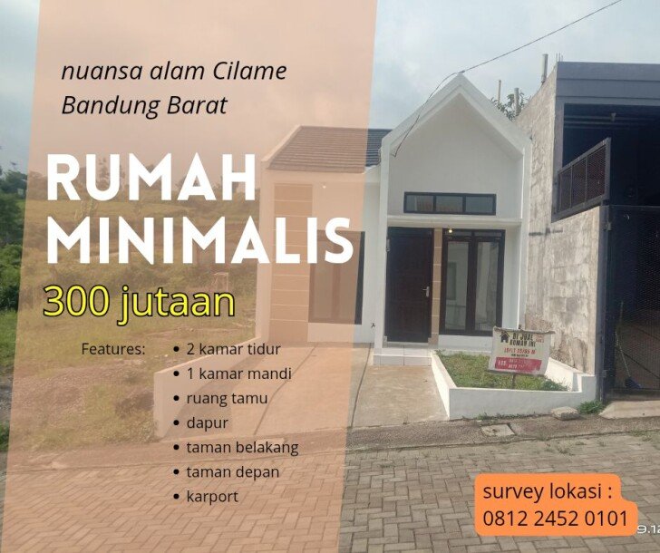 Hunian Murah Tanpa BI Checking di Cilame Bandung Barat-1