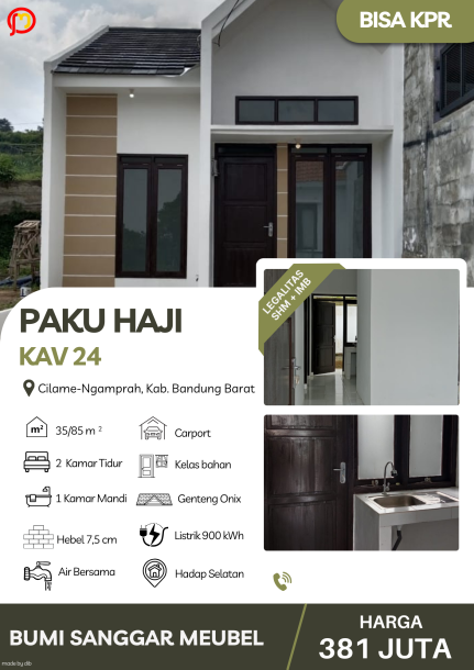 . Rumah Idaman Pakuhaji Kavling 24 – Tanpa Riba, Tanpa BI Checking-1