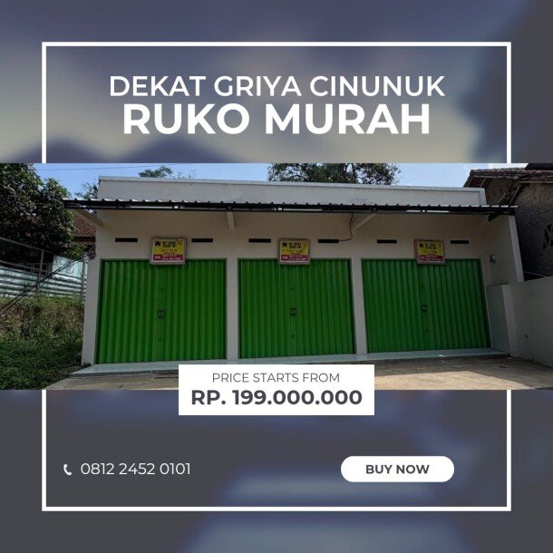 Ruko murah dekat griya Cinunuk Bandung Timur - cicil developer-1