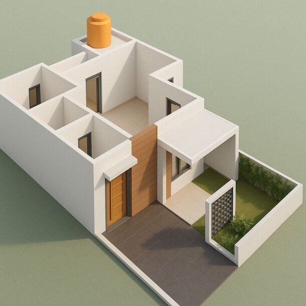 Rumah 3 Kamar Tidur di Bandung Barat – Model Cluster dan Tanpa DP-5