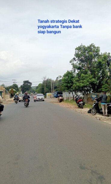 Tanah setrategis hadap jalan raya di yogya karta cicil mudah tanpa bank-5