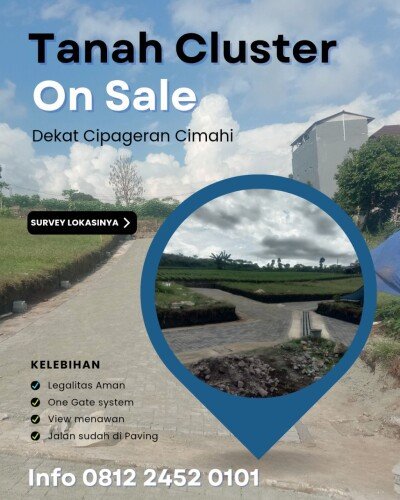 Tanah Murah Bandung Barat – Lokasi Strategis di Cilame Ngamprah, Bebas Banjir dan Bisa Dicicil