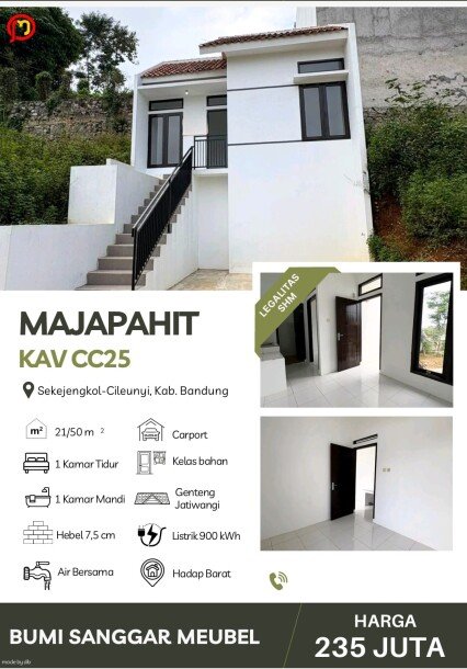 Rumah murah siap huni bandung timur cileunyi-0