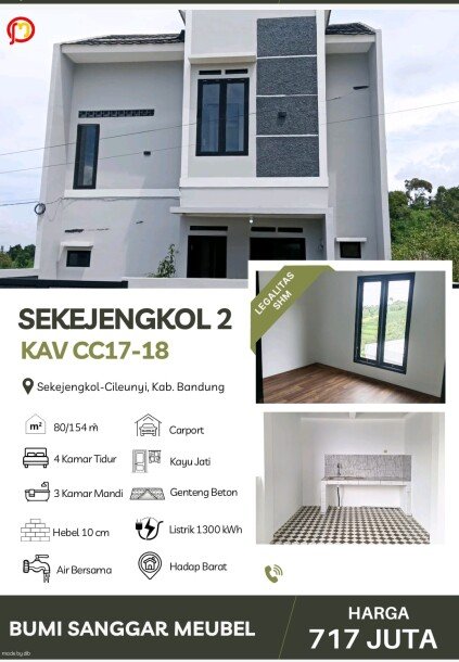 Rumah siap huni cileunyi view bagus-0